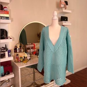 H&M Light Blue Knit Dress
